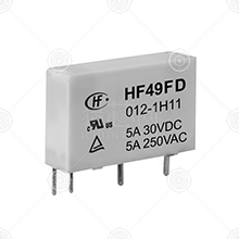 HF49FD/012-1H11T继电器厂家品牌_继电器批发交易_价格_规格_继电器型号参数手册-猎芯网